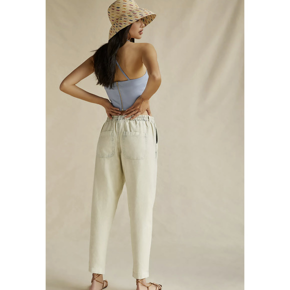 Anthropologie Denim Beach Pants - Small Women's - New - Picture 3 of 6
